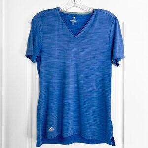 Adidas short sleeve V-neck performance tee